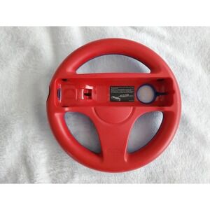 Nintendo OEM Wii/WiiU Racing Steering Wheel Remote Holder Mario Kart Red & Blue